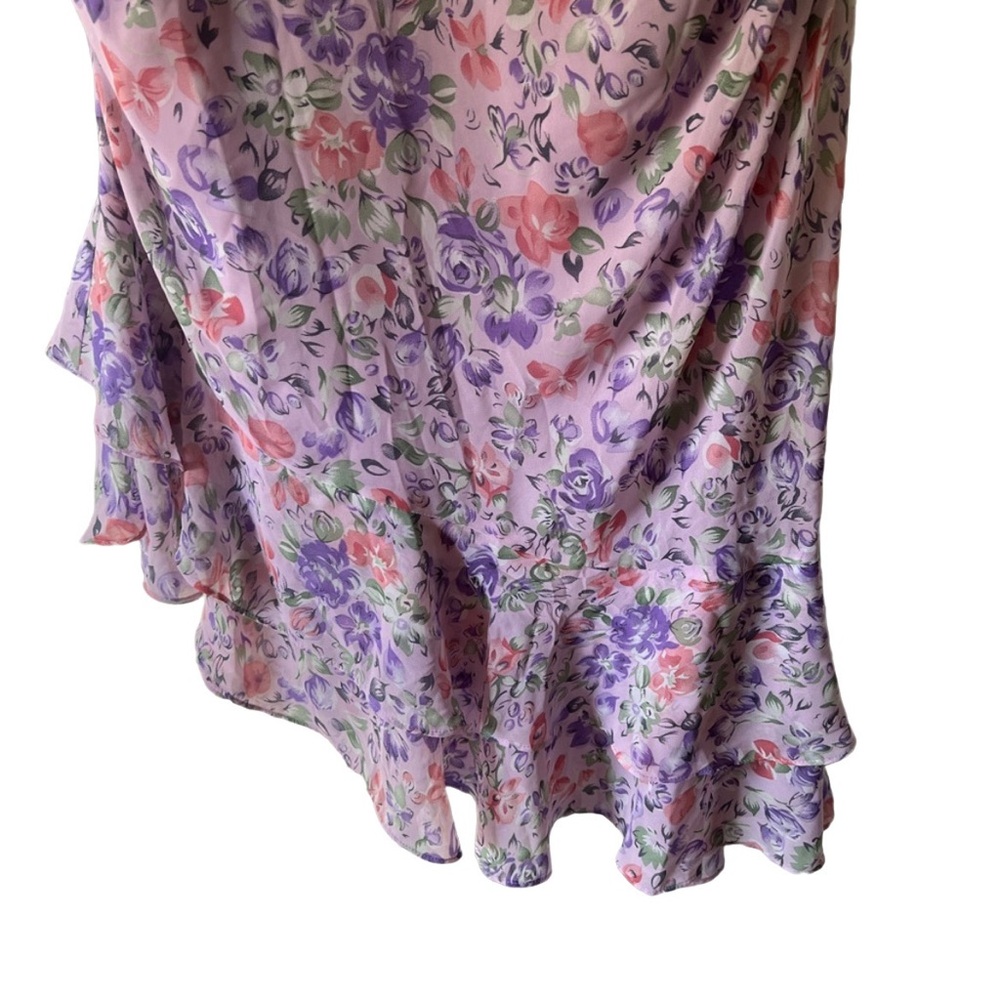 Anthropologie Floret Studios XL NWT One- 
Shoulder Floral Midi Dress - Picture 6 of 10